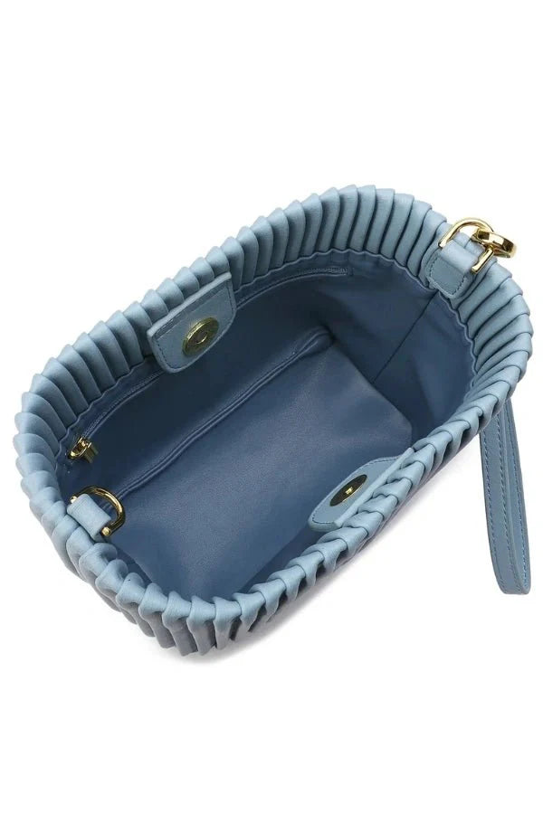 Celina Shoulder Bag - PU Leather Structured Convertible Carry - Image 5