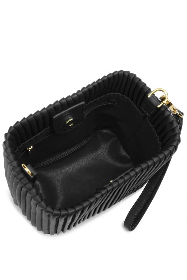 Celina Shoulder Bag - PU Leather Structured Convertible Carry - Image 11
