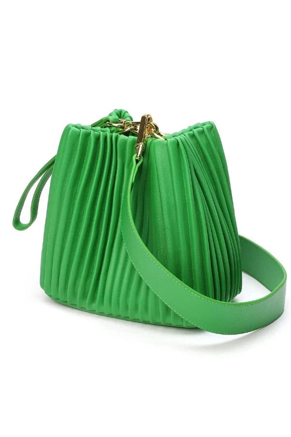 Celina Shoulder Bag - PU Leather Structured Convertible Carry - Image 7