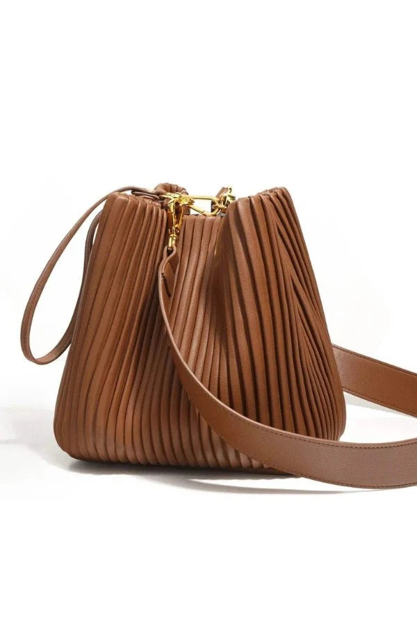 Celina Shoulder Bag - PU Leather Structured Convertible Carry - Image 19
