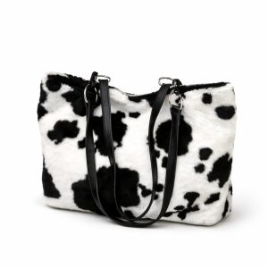 Cosmos Tote Bag - Faux Fur Spacious Everyday Carry