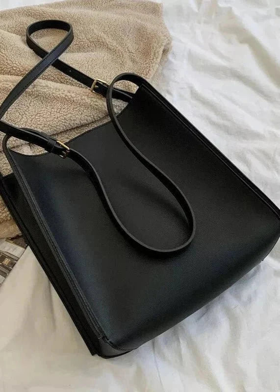 Sari Tote Bag - PU Leather Structured Everyday Carry - Image 7